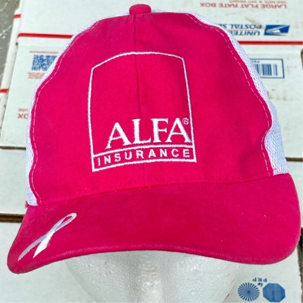 Pink Alfa Insurance Hat